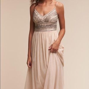 BHLDN Aida dress- nude size 4